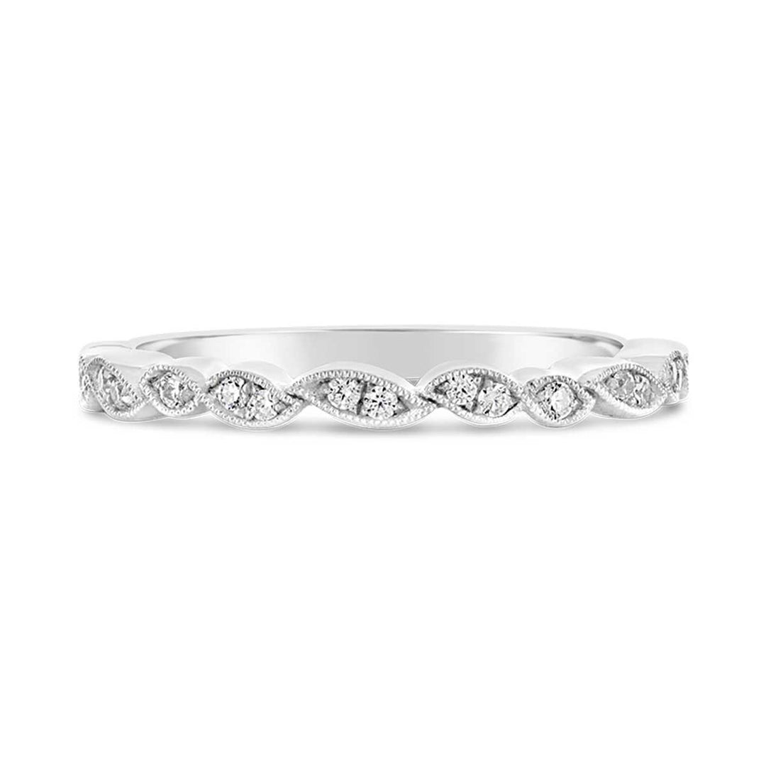 Vintage Inpsired Diamond Band - YJA8158R