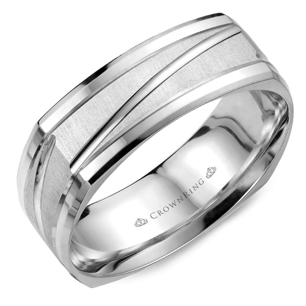 Men's Modern Wedding Band - WB-7909