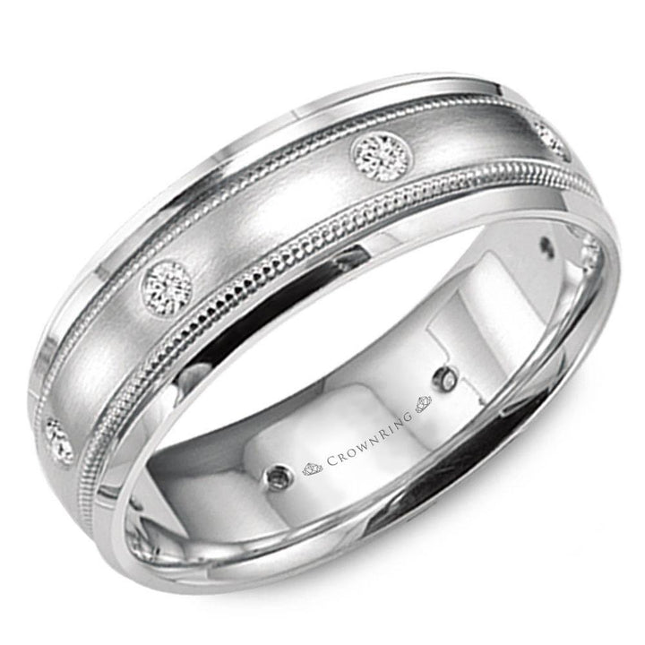 Men's Diamond Wedding Band - WB-9025