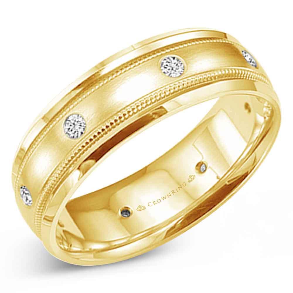 Men's Diamond Wedding Band - WB-9025