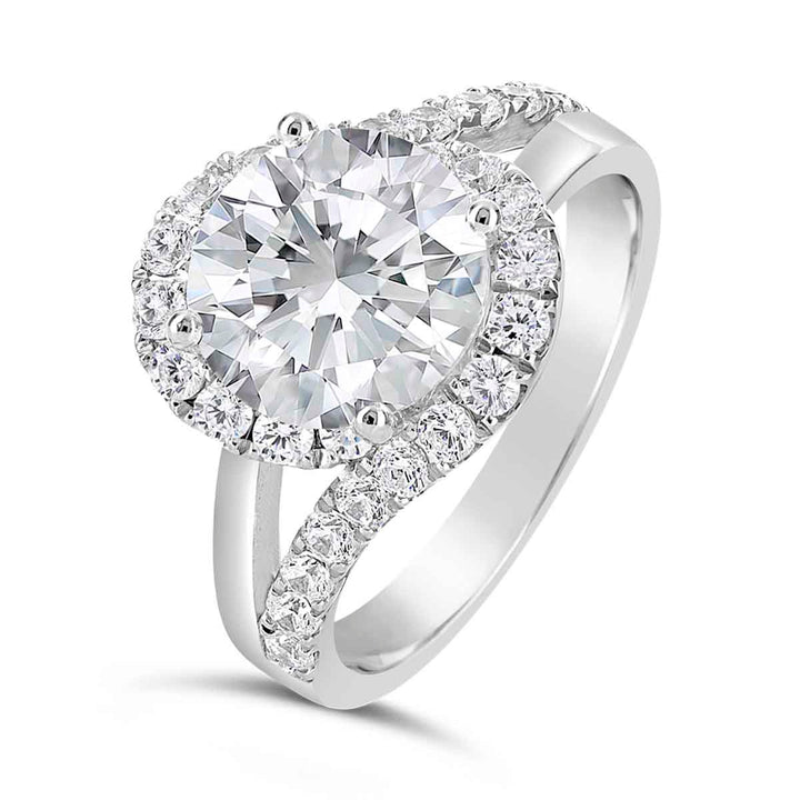 Diamond Halo Engagement Ring - YJA1053R