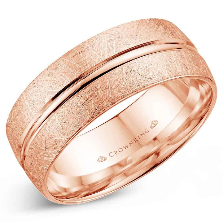 Men's Modern Wedding Band - WB-7935