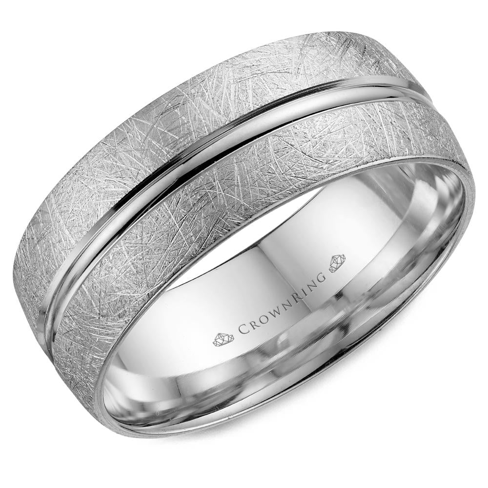 Men's Modern Wedding Band - WB-7935