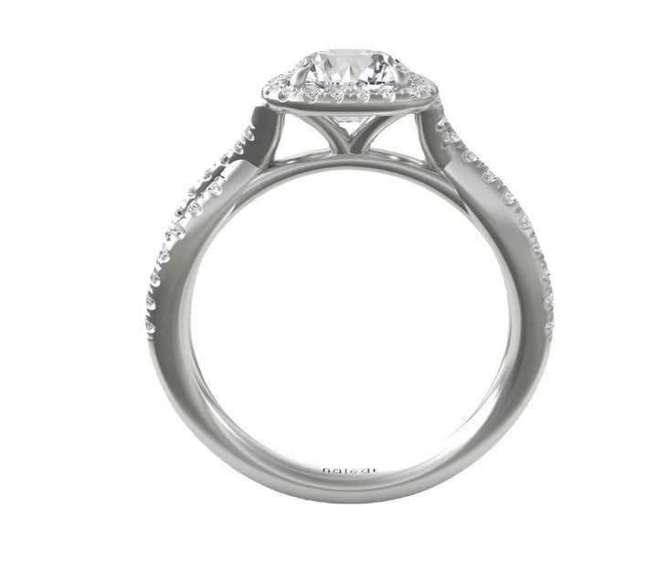 Naledi Cushion Halo Engagement Ring - N0050SMA-RD