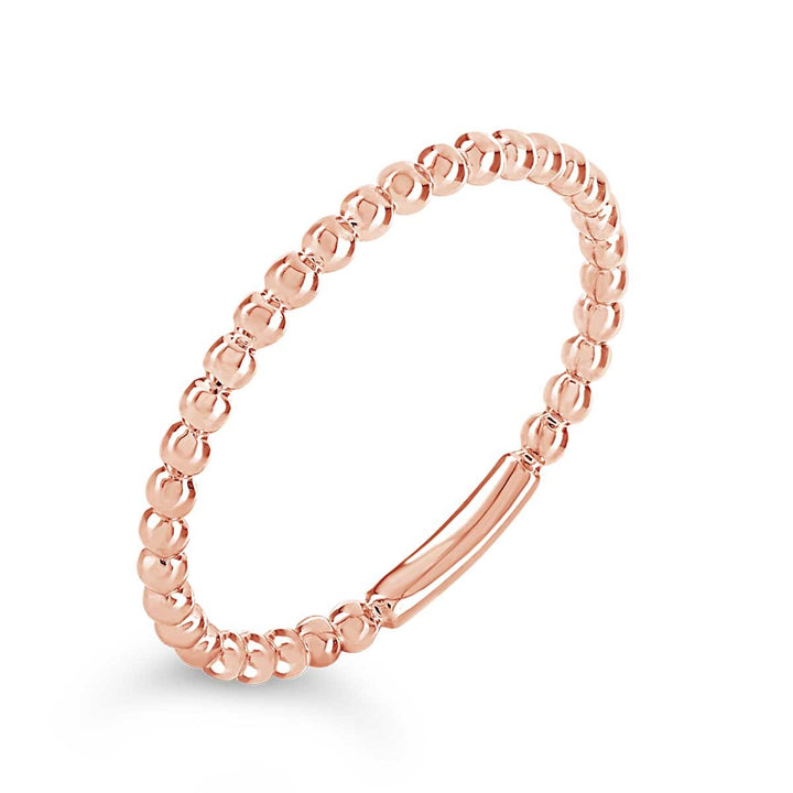 Beaded Gold Band - MR95252B