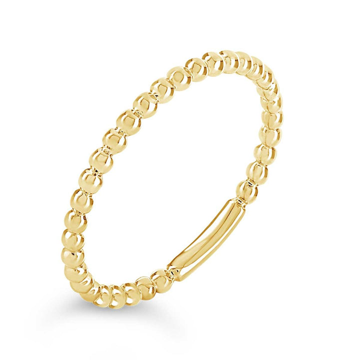 Beaded Gold Band - MR95252B