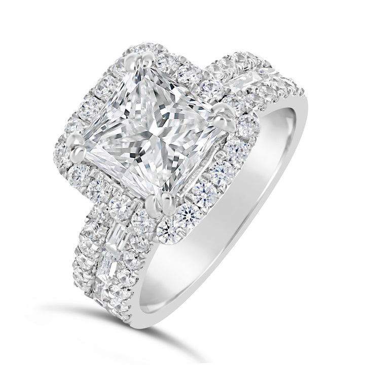 Diamond Halo Engagement Ring Setting - GSR05506