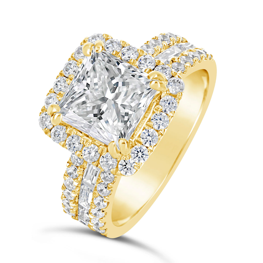 Diamond Halo Engagement Ring Setting - GSR05506