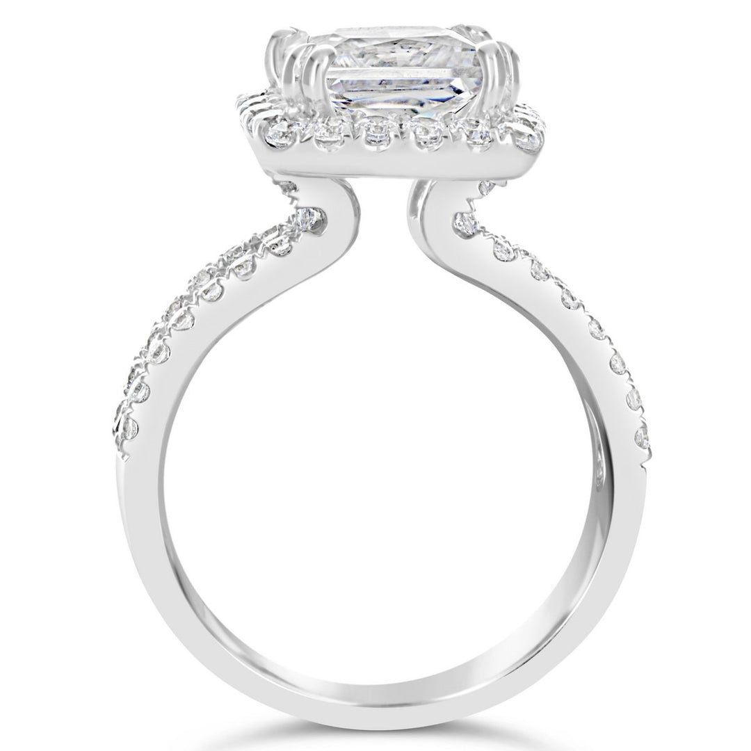 Diamond Halo Engagement Ring Setting - GSR05506