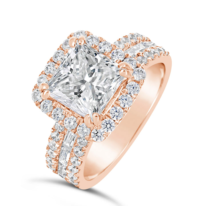 Diamond Halo Engagement Ring Setting - GSR05506