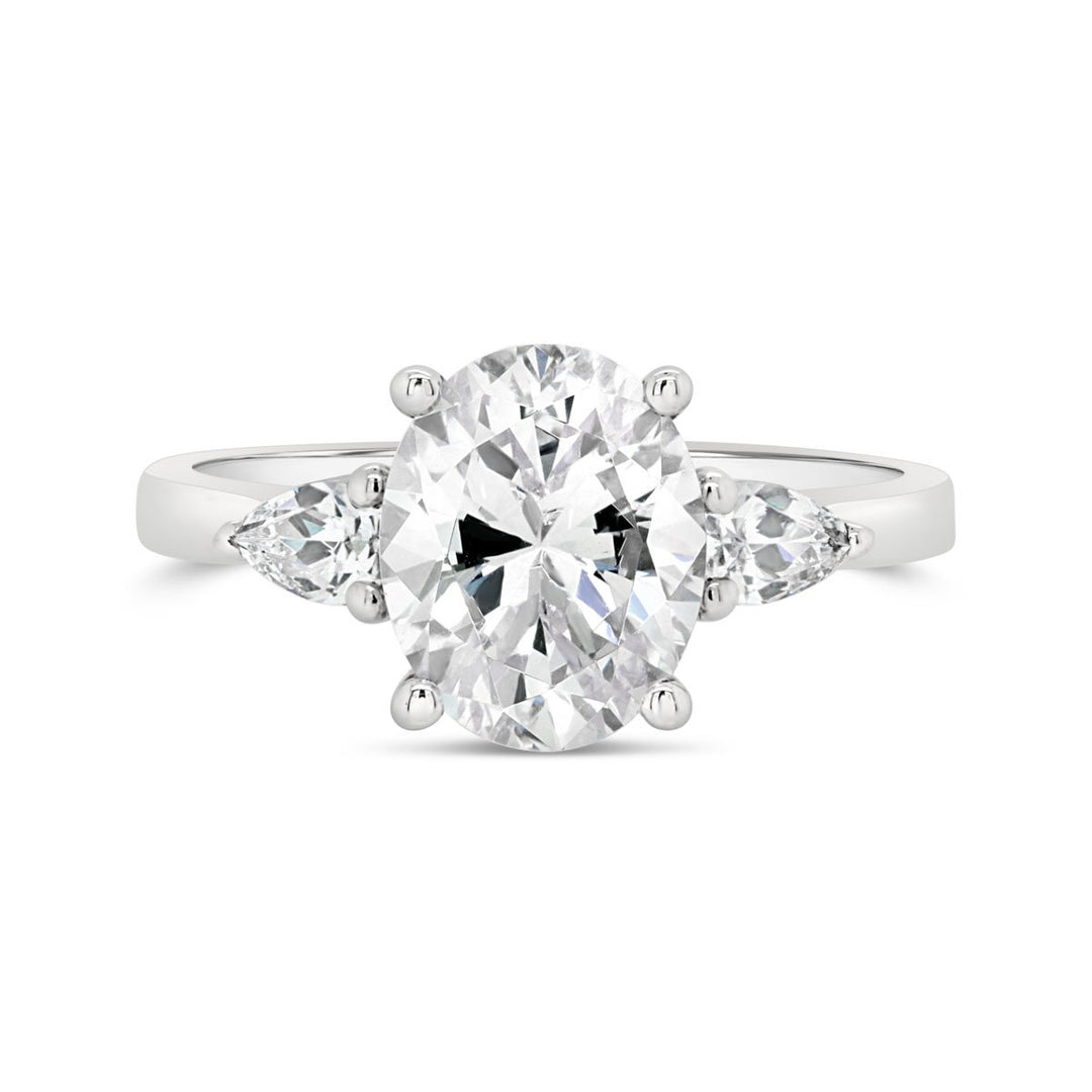 Three Stone Diamond Engagement Ring - YJC3417