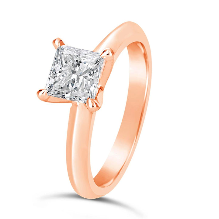 Classic Diamond Solitaire Engagement Ring - YJA0627R