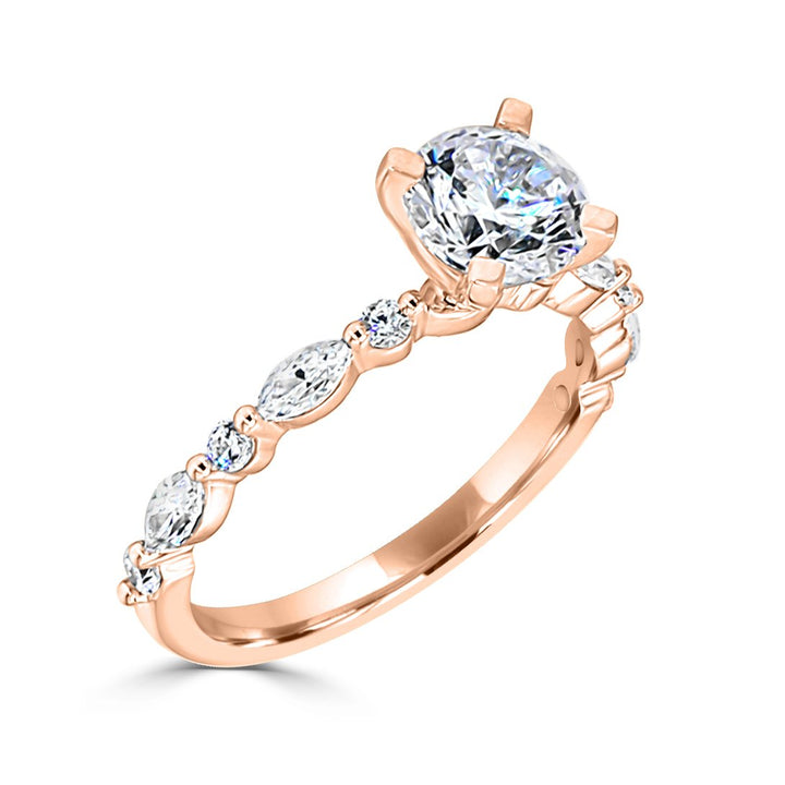 Vintage Inspired Classic Engagement Ring - N0545SMA