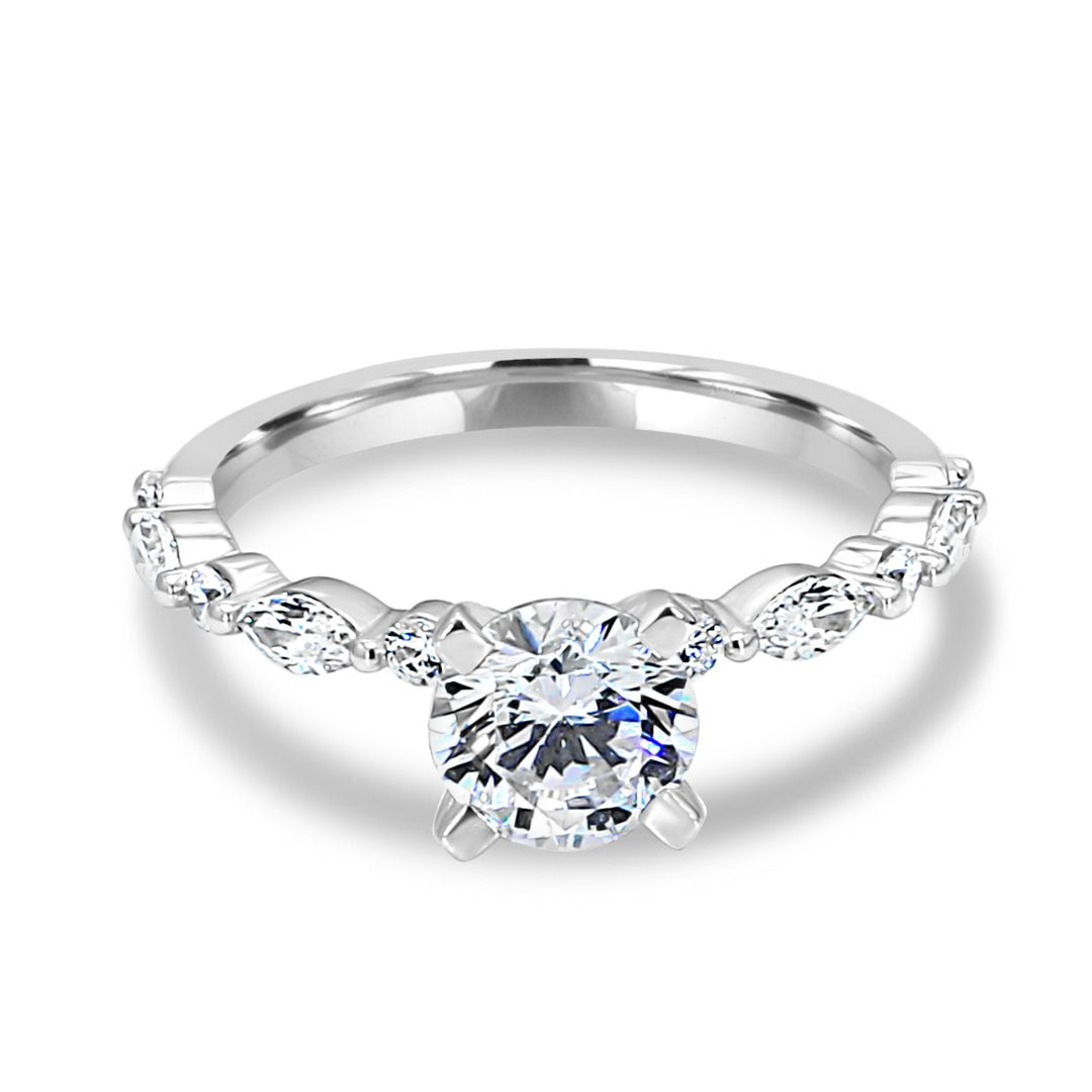 Vintage Inspired Classic Engagement Ring - N0545SMA