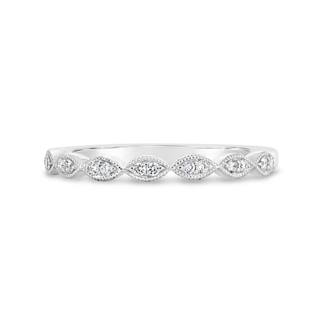 Vintage Inspired Diamond Wedding Band - ARB1306