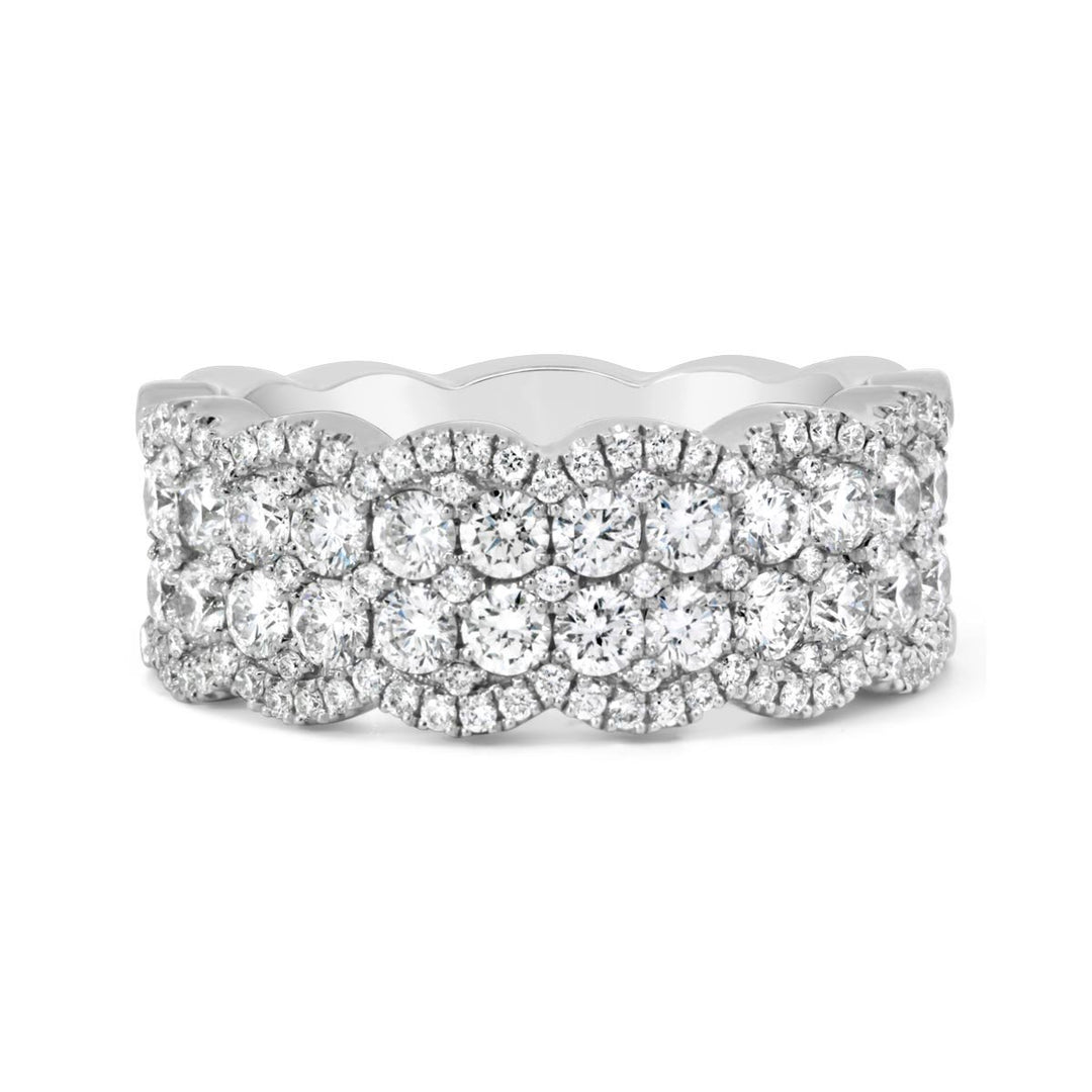 Wide Diamond Band