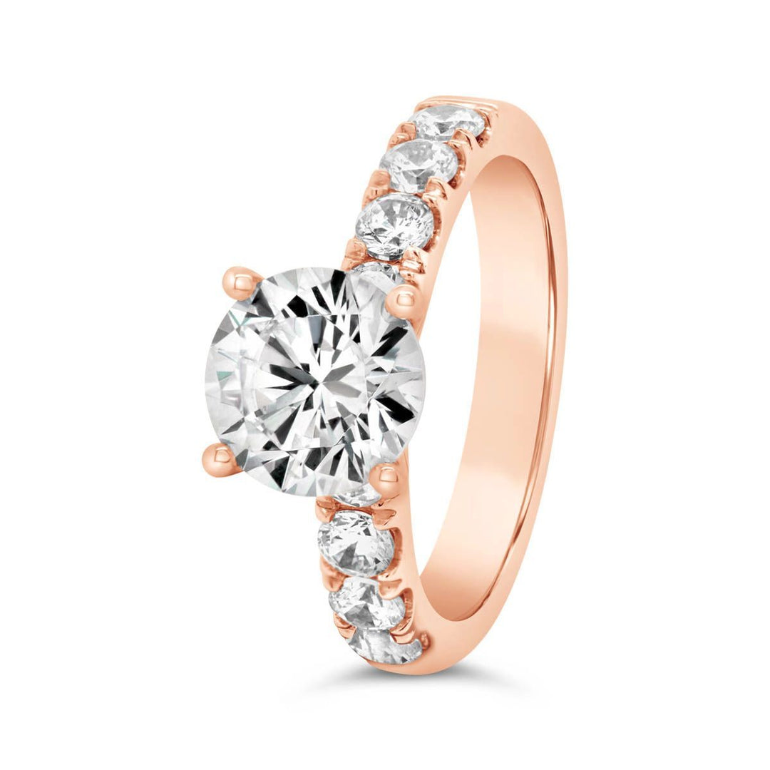 One Piece Casting Diamond Engagement Ring - YJC3656R