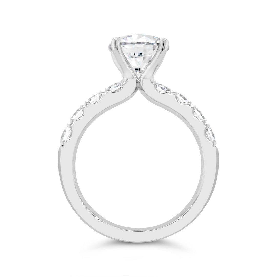 One Piece Casting Diamond Engagement Ring - YJC3656R