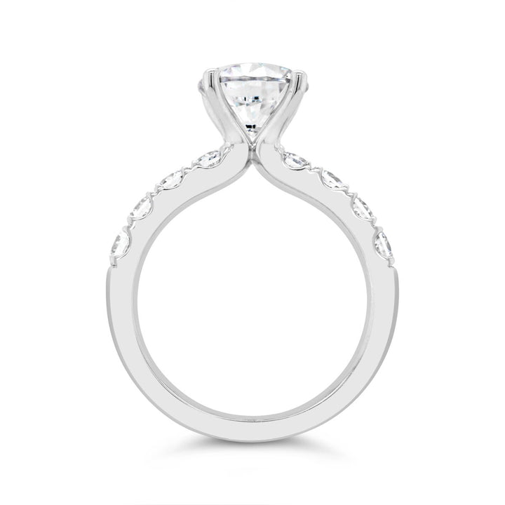 One Piece Casting Diamond Engagement Ring - YJC3656R