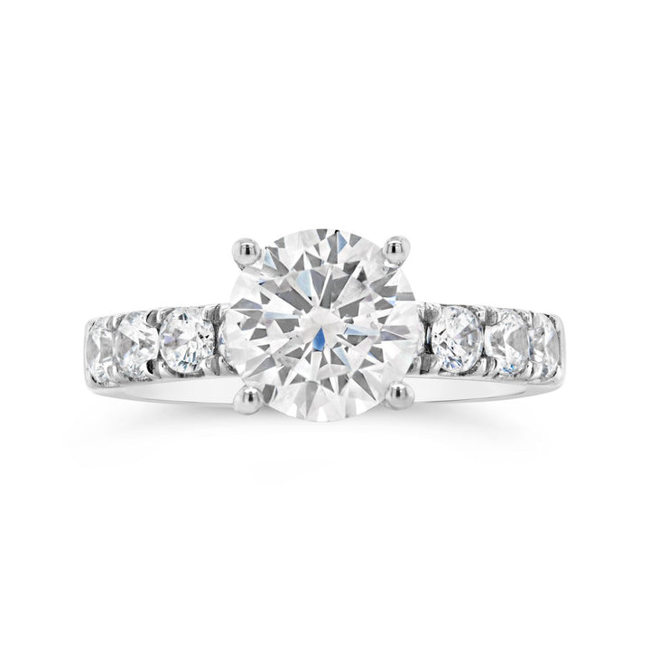 One Piece Casting Diamond Engagement Ring - YJC3656R