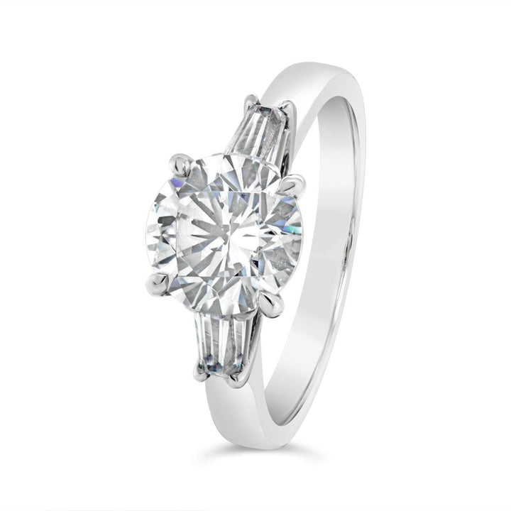 Three Stone Diamond Engagement Ring - YJC1345R