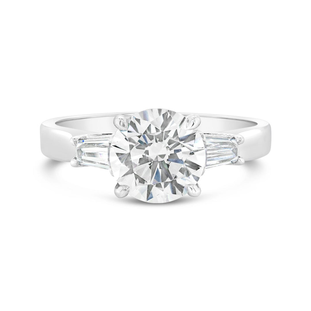 Three Stone Diamond Engagement Ring - YJC1345R