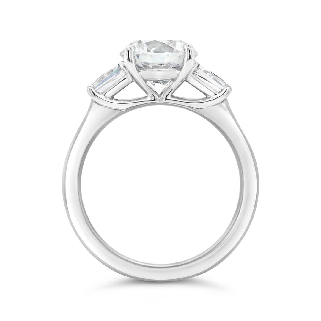 Three Stone Diamond Engagement Ring - YJC1345R