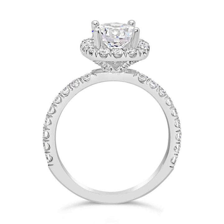 Diamond Halo Engagement Ring - YJA8885R