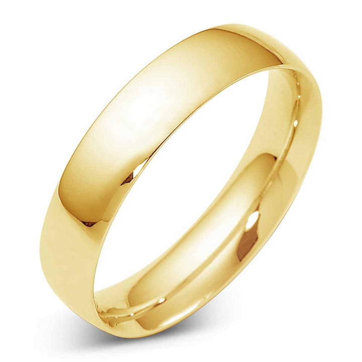 Men's Traditional Gold Wedding Band - 1299