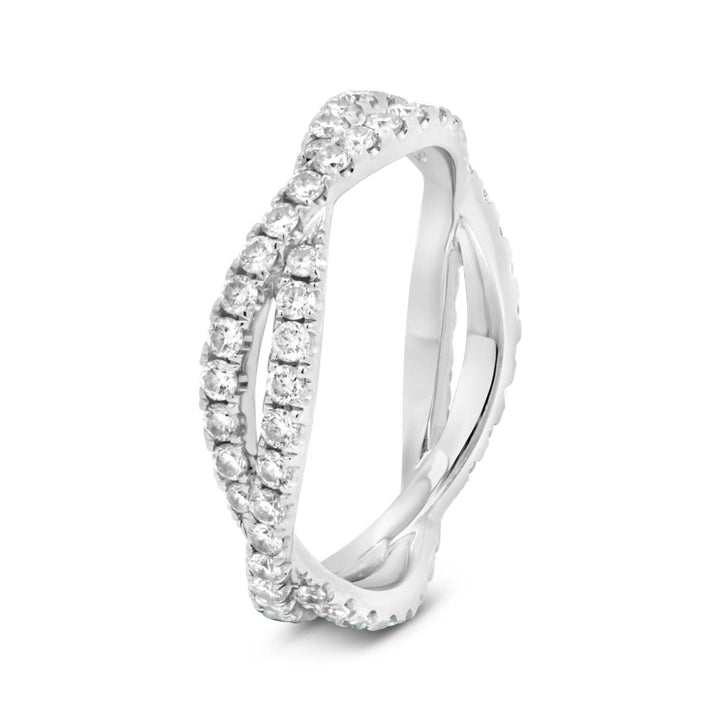 Diamond Twisted Eternity Band - LD6302