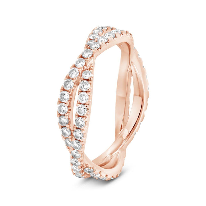 Diamond Twisted Eternity Band - LD6302