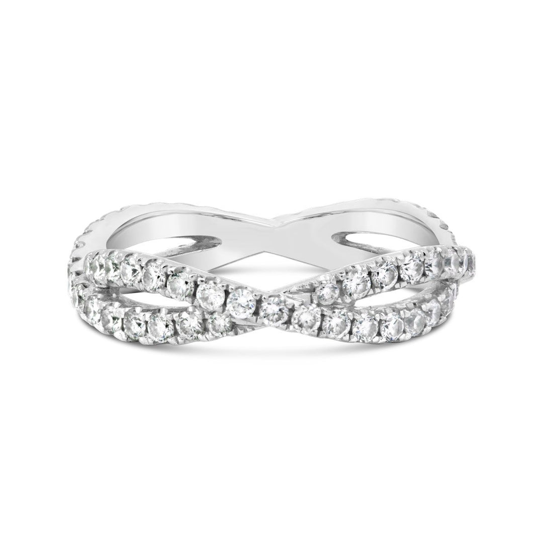 Diamond Twisted Eternity Band - LD6302