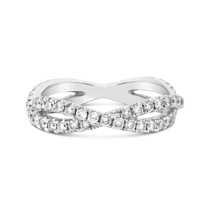 Diamond Twisted Eternity Band - LD6302