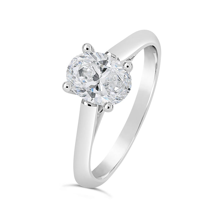 Classic Diamond Solitaire Engagement Ring - ACB125