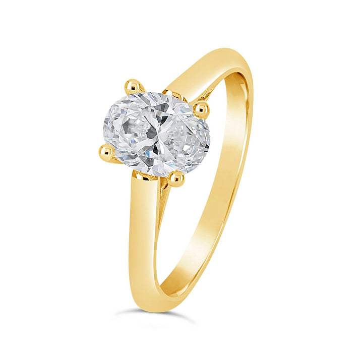 Classic Diamond Solitaire Engagement Ring - ACB125