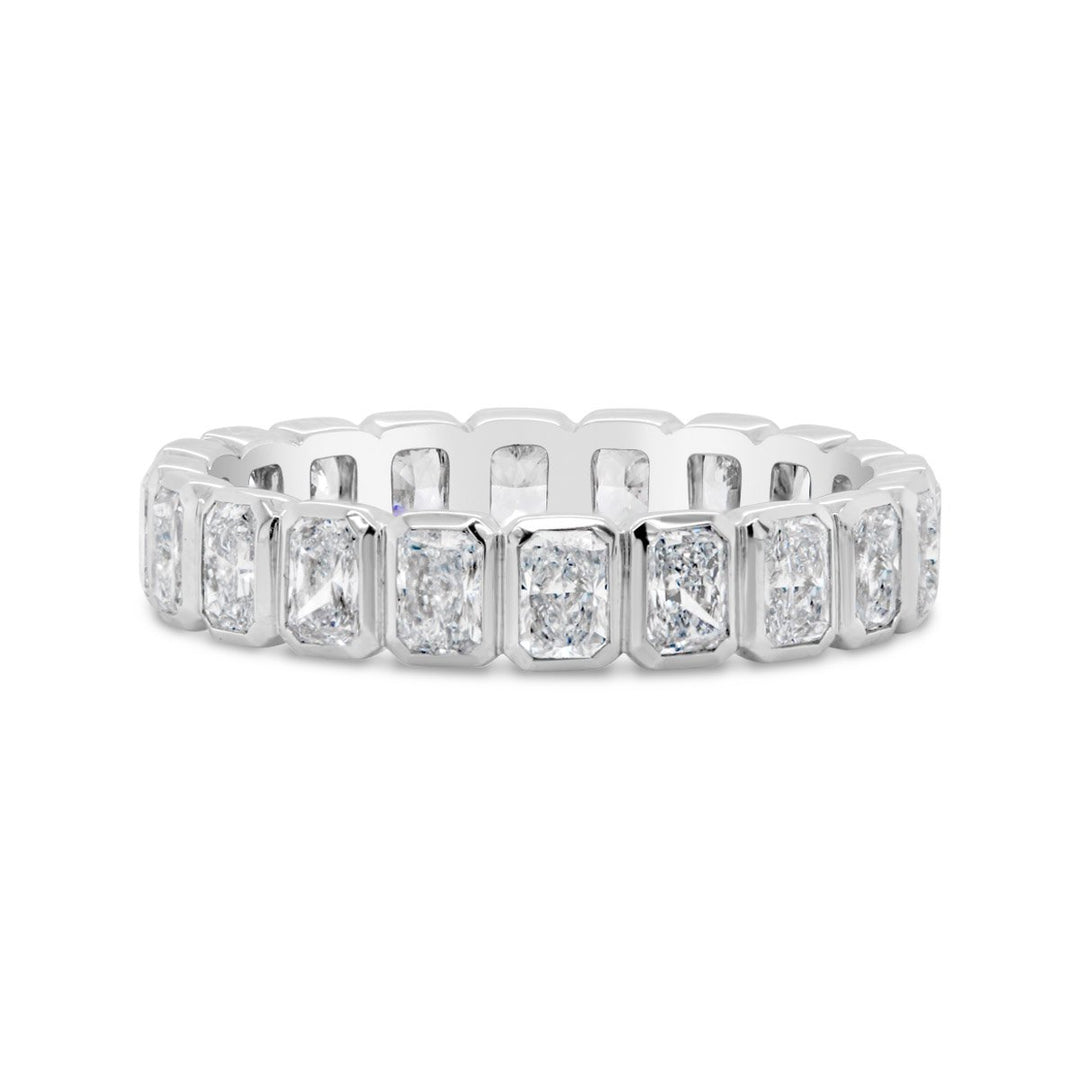 14K White Gold Laboratory Grown Diamond Eternity Band - EB437