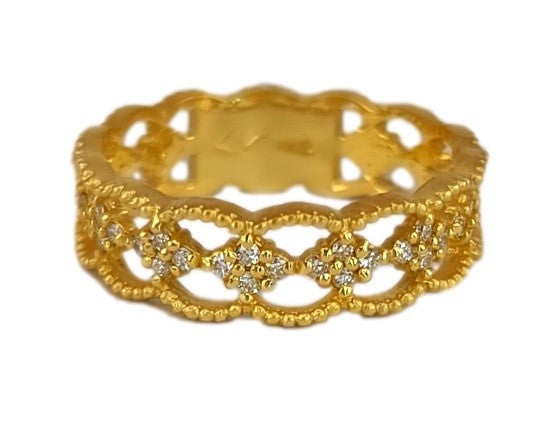 Arabesque Collection Diamond Ring – Marika Desert Gold Collection