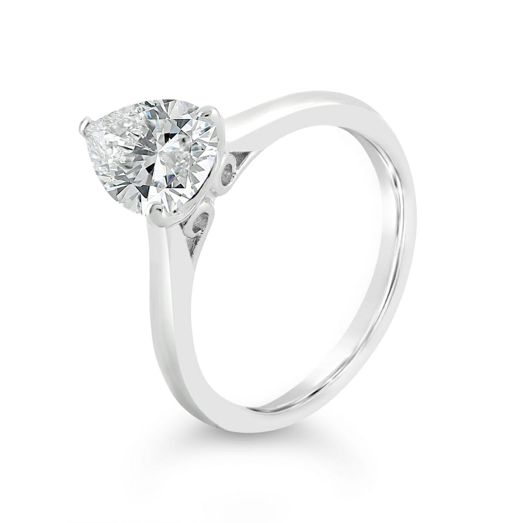 Classic Solitaire Diamond Engagement Ring – The Diamond Guys Collection