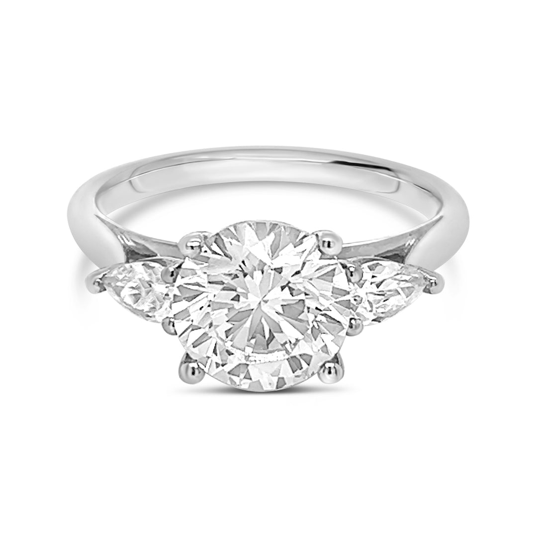 Three Stone Diamond Engagement Ring – The Diamond Guys Collection