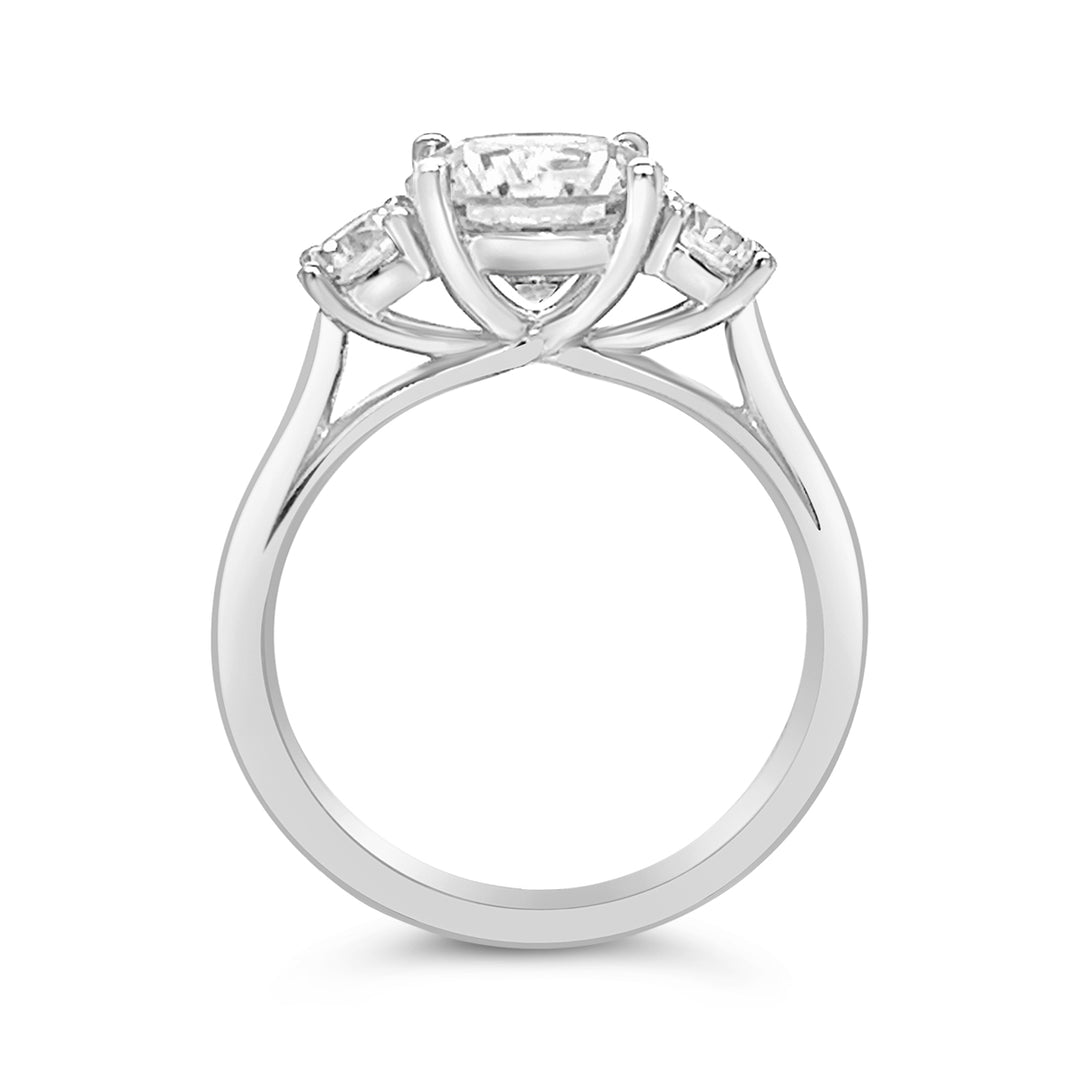 Three Stone Diamond Engagement Ring – The Diamond Guys Collection