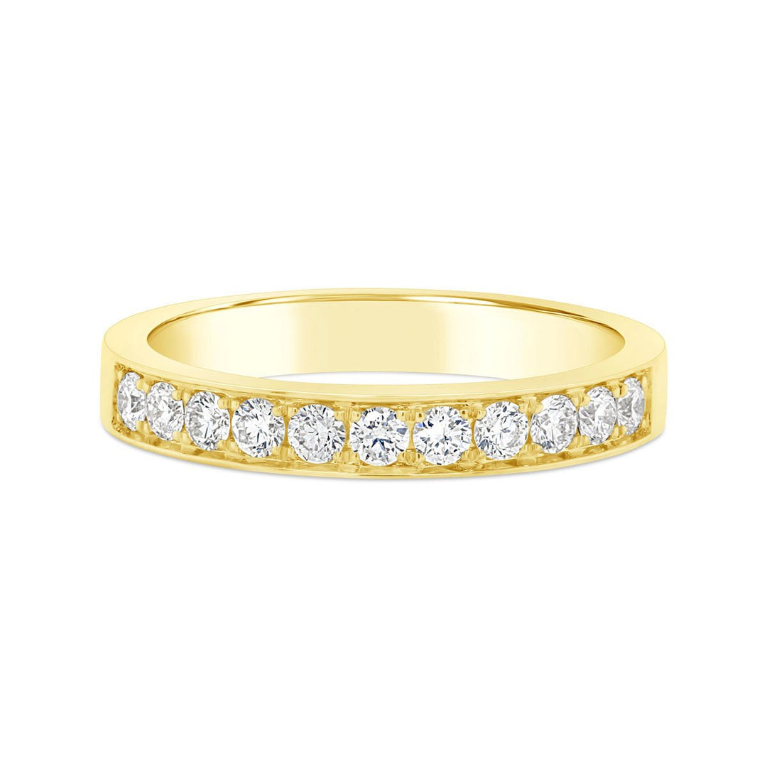 Half Way Pave Set Channel Band - YJA6604R