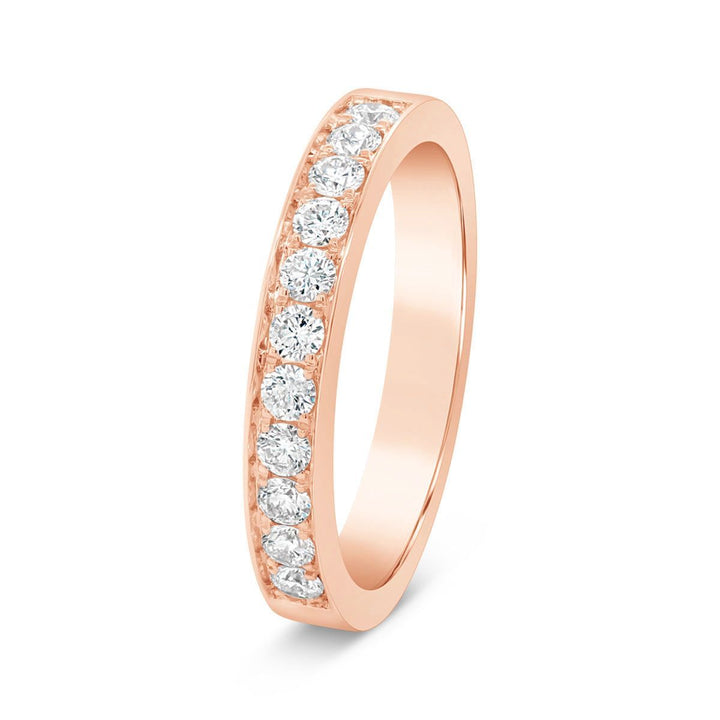 Half Way Pave Set Channel Band - YJA6604R