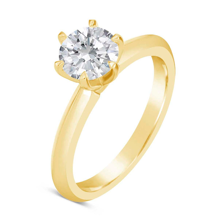 Classic Diamond Solitaire Engagement Ring - YJM3891R