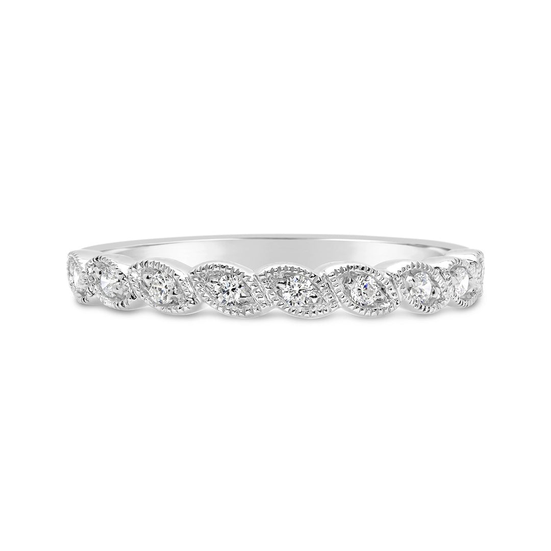 Vintage Inspired Diamond Band - CR3670