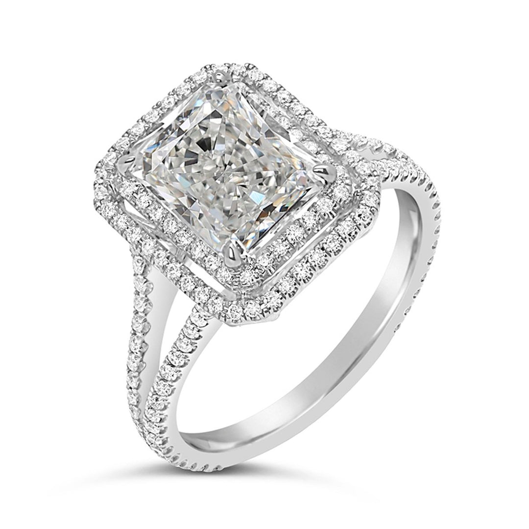 Diamond Halo Engagement Ring - YJS6120R