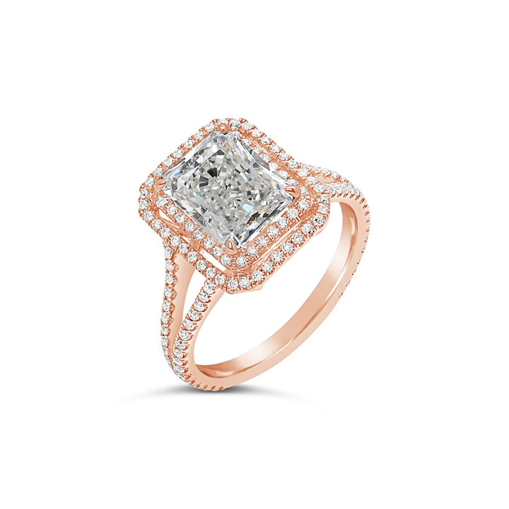 Diamond Halo Engagement Ring - YJS6120R