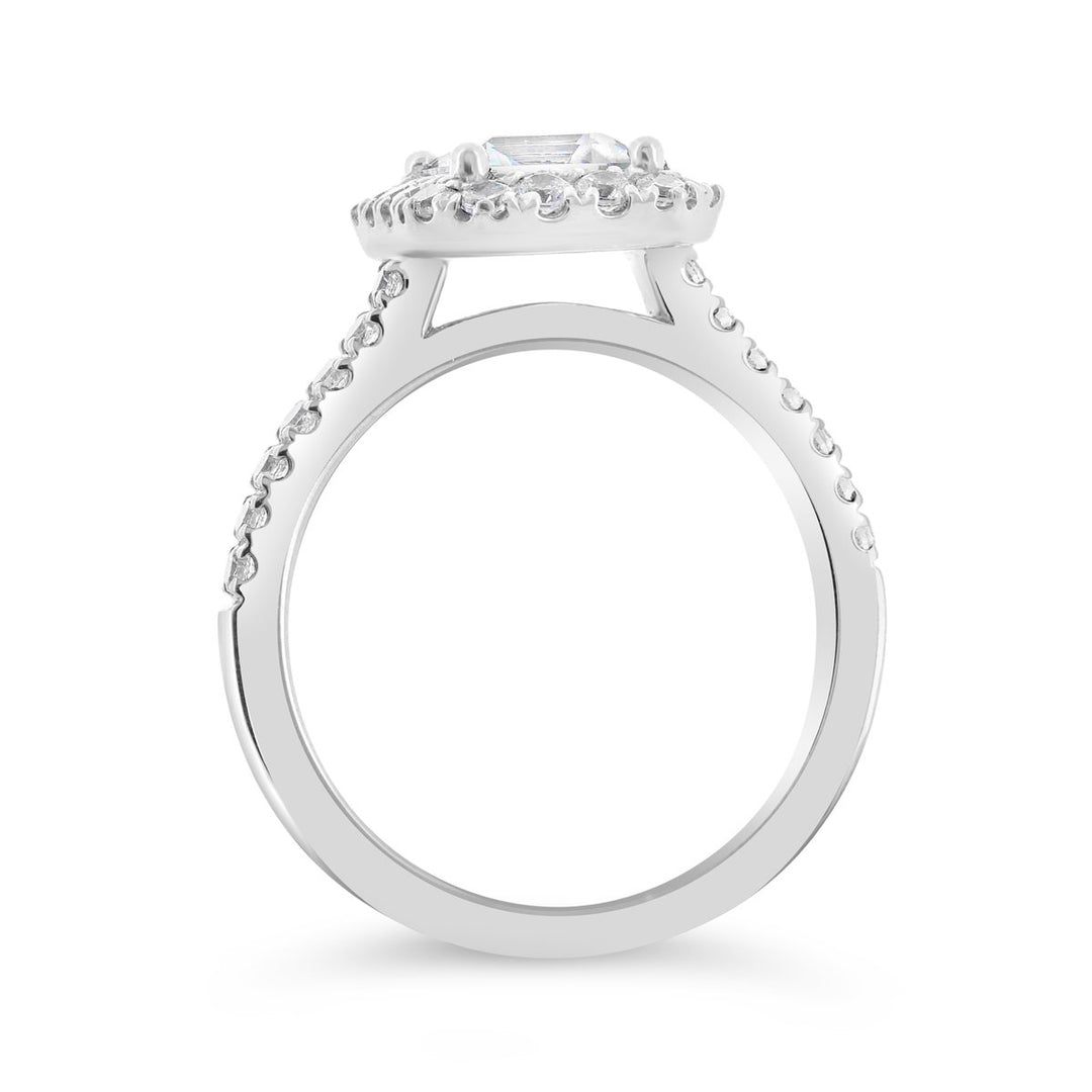 Diamond Halo Engagement Ring - ACB254