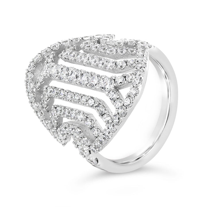 Art Deco Style Diamond Ring - YJF2813R