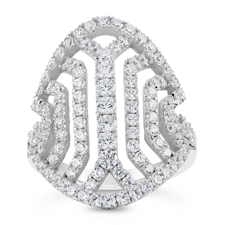 Art Deco Style Diamond Ring - YJF2813R