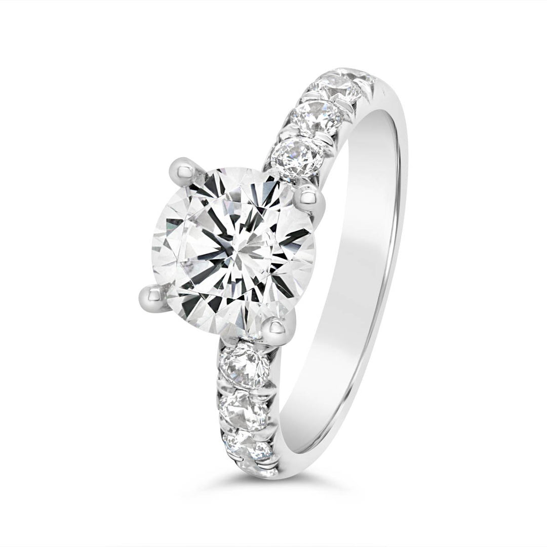 One Piece Casting Diamond Engagement Ring - YJC3653R